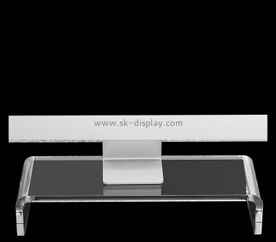 Plexiglass display manufacturer custom acrylic 20 inch monitor stand riser PD-256
