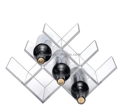 China plexiglass manufacturer custom acrylic wine holder stand WD-199
