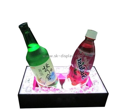 Acrylic products supplier custom LED beverage wine display holder WD-202