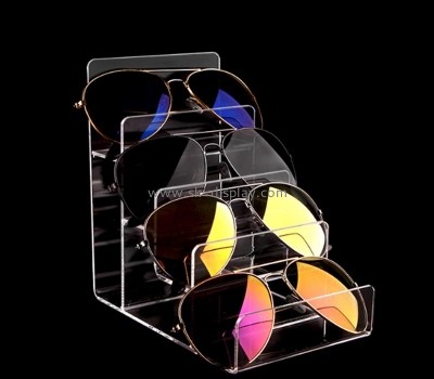 Plexiglass products supplier custom acrylic sunglasses display risers GD-079
