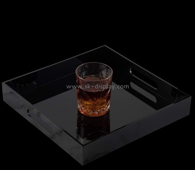 Plexiglass display supplier custom acrylic drink serving tray STS-209