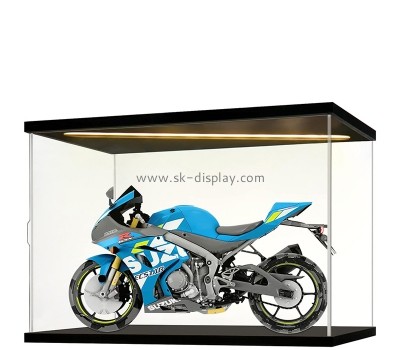 Plexiglass boxes manufacturer custom acrylic collectibles LED showcase LDD-109