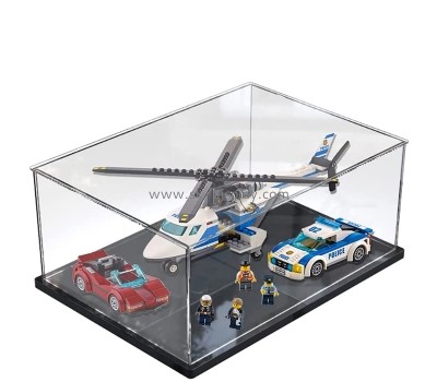 China lucite manufacturer custom acrylic dustproof showcase for toys DBS-1272