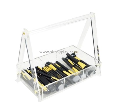 Custom acrylic makeup brushes organizer tray CO-771
