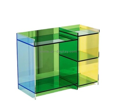 Custom translucent acrylic skin care products desktop dressing table storage rack AFS-608