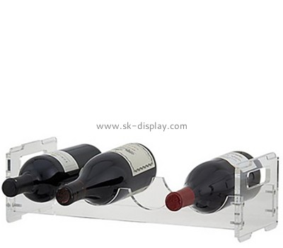 Custom acrylic wine bottle holder rack WD-207