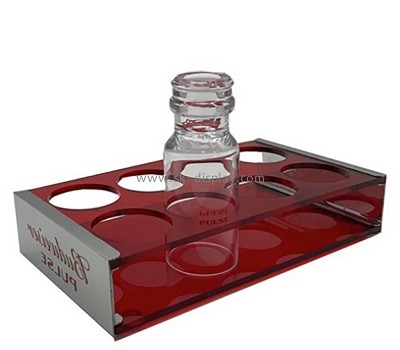 Custom acrylic glass bottles holder tray WD-208