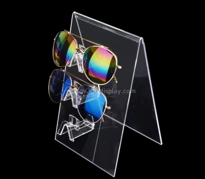 Custom acrylic V shape 3 tiers sunglasses display rack GD-093