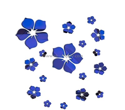 Custom acrylic 3D flower DIY wall stickers for living room MA-124