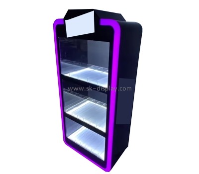 Custom acrylic retail shop display cabinet with LED light LDD-114