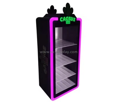 Custom acrylic retail shop 4 tiers LED display cabinet LDD-117