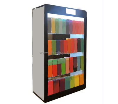 Custom acrylic 4 tiers LED display cabinet LDD-118