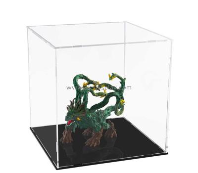 Custom acrylic storage display box with black base DBS-1278