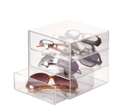 Custom acrylic sunglasses collection display box DBS-1283