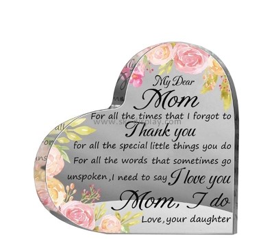 Custom acrylic mom plaque gift AB-318