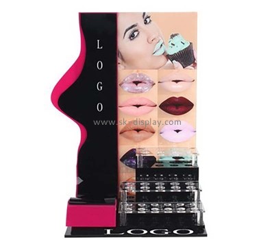 Custom acrylic trade show lipgloss display prop CO-776