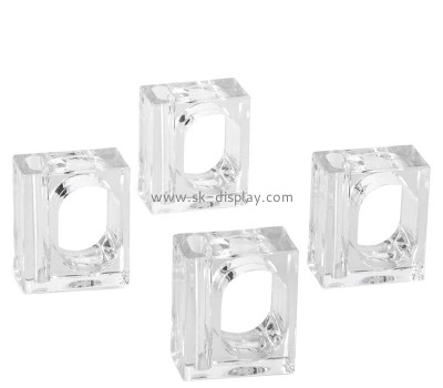 Custom acrylic napkin rings for parties CA-117