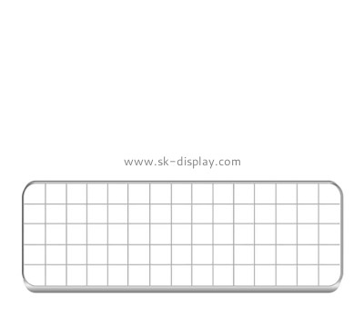 Custom acrylic stamping block with grid lines CA-119