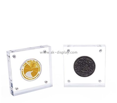 Custom acrylic coin display frame CA-123