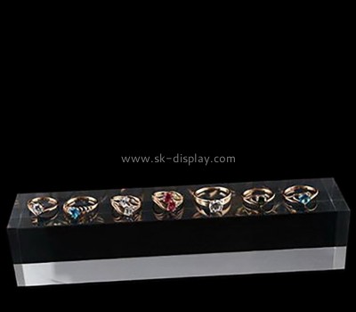 Custom acrylic jewelry shop rings display blocks props JD-244