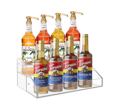 Custom acrylic coffee syrup rack organizer FD-484