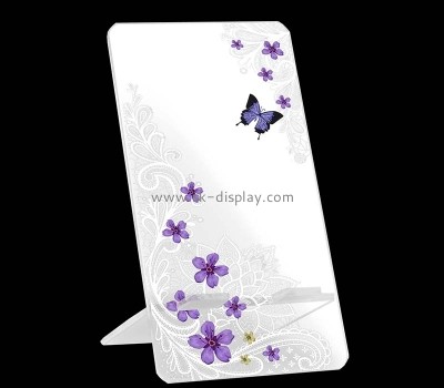 Custom acrylic cute phone stand with wild flower pattern PD-270