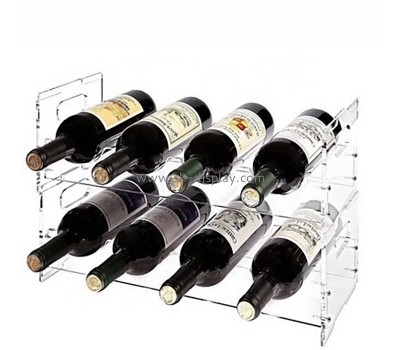Custom acrylic 2 tiers wine bottles holder WD-221