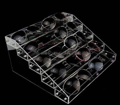 Custom acrylic 5 tiers sunglasses display risers GD-100