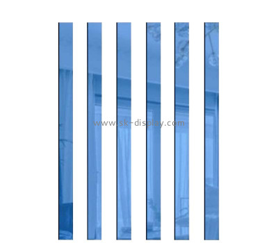 Custom acrylic striped wall decal DIY mirror stickers MA-137
