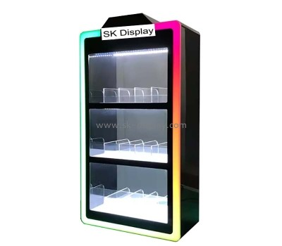 Custom wholesale acrylic retail LED display cabinet LDD-121