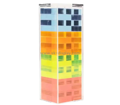 Custom wholesale acrylic stacking tumble tower for kid AB-324