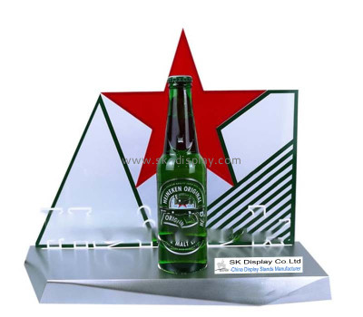 Custom wholesale acrylic luminous beer display prop KLD-117