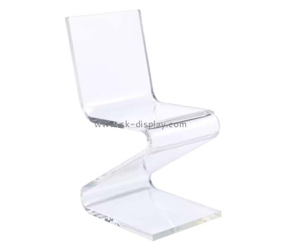 Custom wholesale acrylic Z shape chair AFS-621