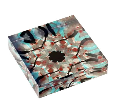 Custom wholesale acrylic colorful decorative block CA-135