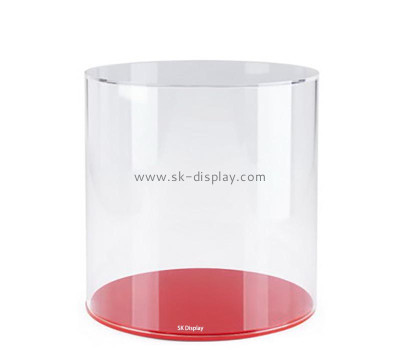 Custom wholesale acrylic round display case DBS-1304
