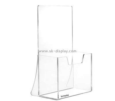 Custom wholesale acrylic desktop brochure holder BD-1209
