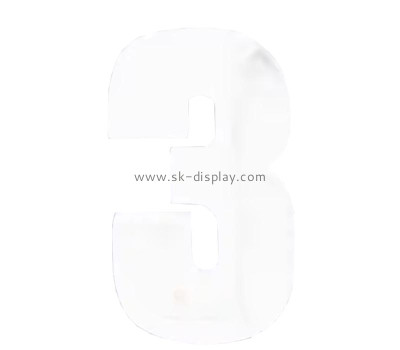 Wholesale custom acrylic laser cut number block CA-150