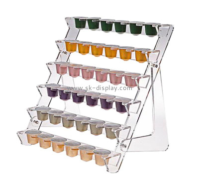 Wholesale custom acrylic coffee pod display stand FD-522