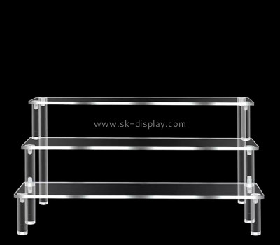 Wholesale custom acrylic 3 tiers sunglasses display risers stands GD-135