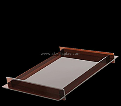 Wholesale custom acrylic bathroom organizer tray STS-267