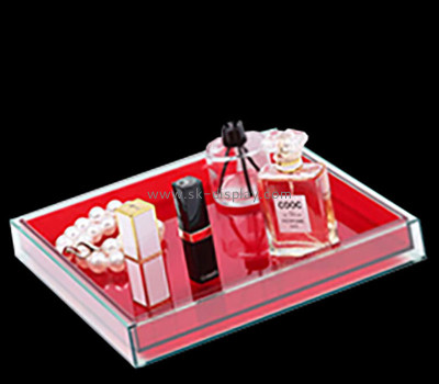 Wholesale custom acrylic makeup organizer tray STS-269