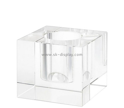 Wholesale custom acrylic candle display cube AB-362