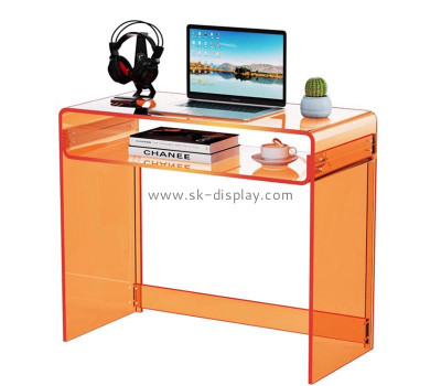 Wholesale custom acrylic study table with storage AFS-659