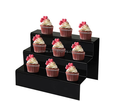 Wholesale custom acrylic 3-tier cupcake display riser FD-530