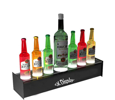 Wholesale custom acrylic bar luminous wine display stand KLD-155