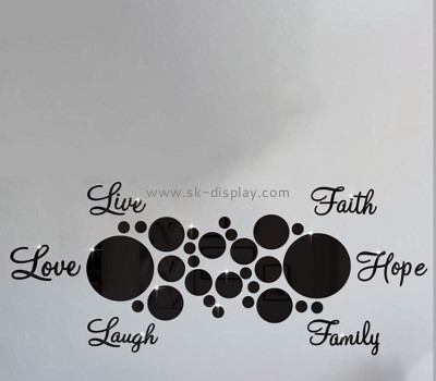 Wholesale custom acrylic wall decor mirror stickers MA-180