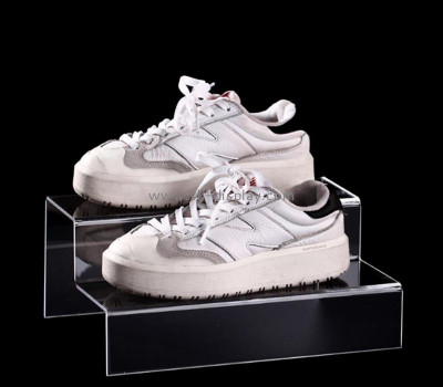 Wholesale custom acrylic retail flat shoes display riser SSD-092
