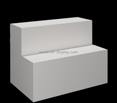 Wholesale custom acrylic 2-tiers flat shoes display risers SSD-097