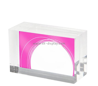 Wholesale custom lucite UV printing display block AB-368