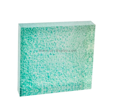 Wholesale custom perspex UV printing display block AB-369